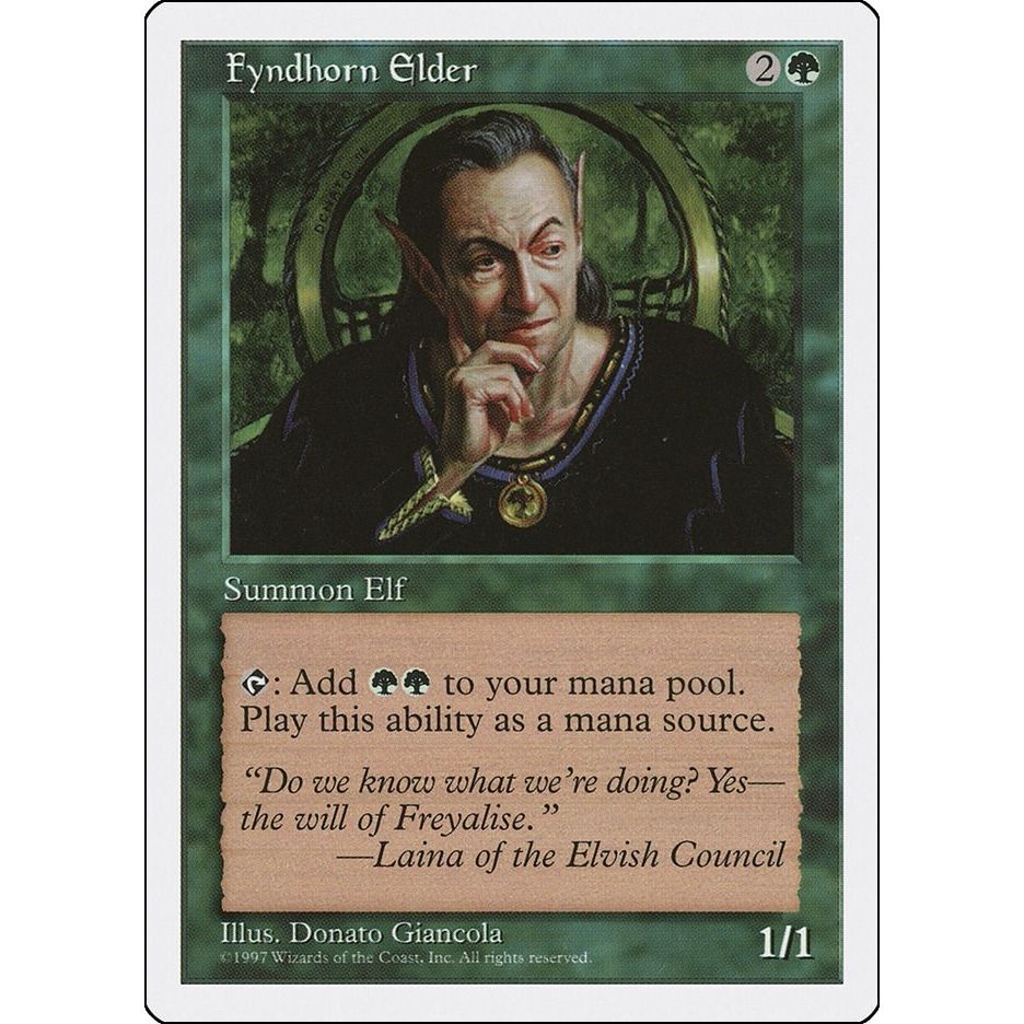 Image for Fyndhorn Elder (5ED) - Magic: The Gathering