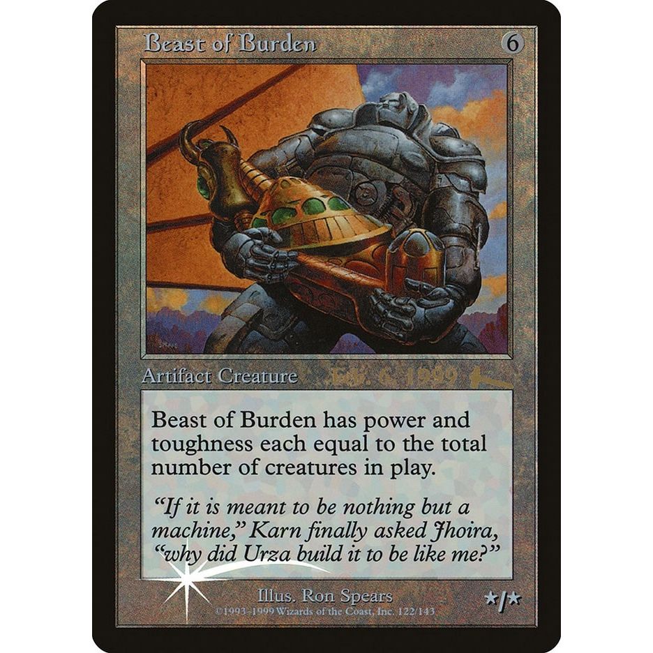 Image for Beast of Burden (5) (PRE) - Magic: The Gathering