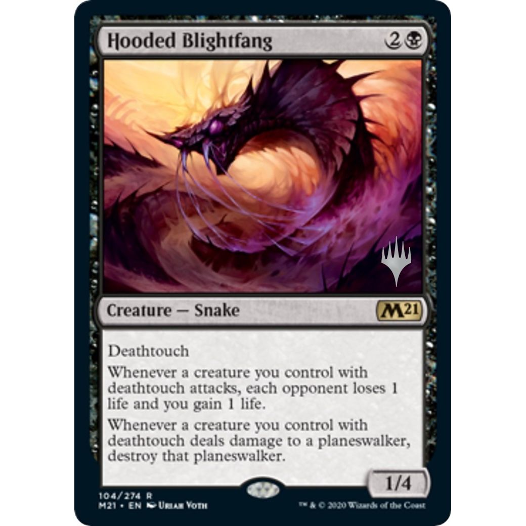 Image for Hooded Blightfang (104) (PPM21) - Magic: The Gathering