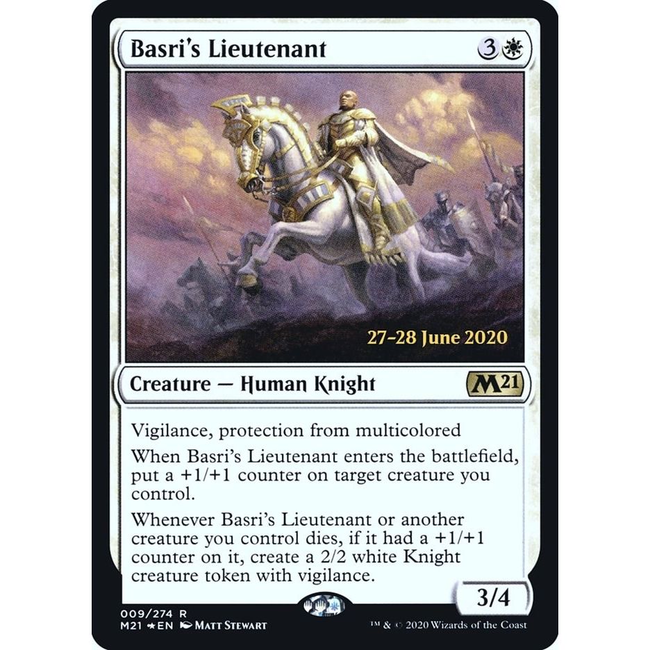 Image for Basri's Lieutenant (9) (PRE) - Magic: The Gathering