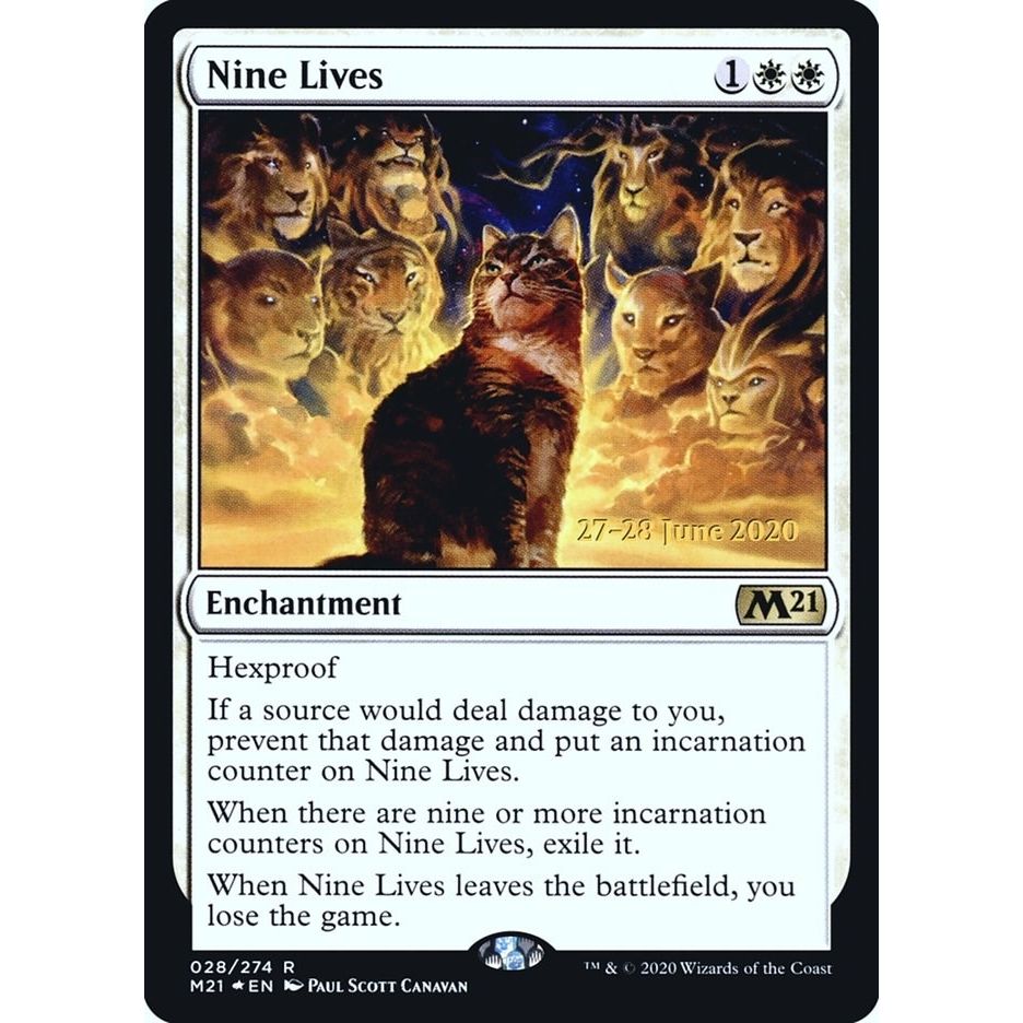 Image for Nine Lives (28) (PRE) - Magic: The Gathering