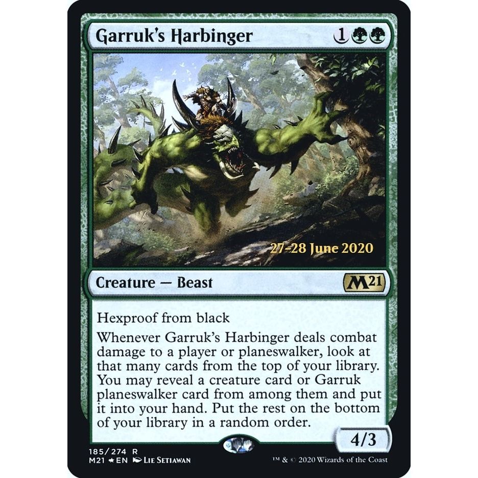 Image for Garruk's Harbinger (185) (PRE) - Magic: The Gathering