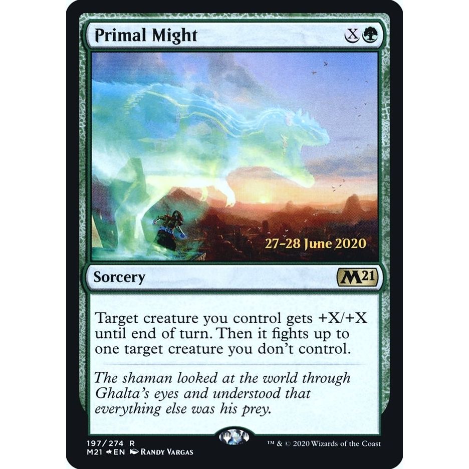 Image for Primal Might (197) (PRE) - Magic: The Gathering