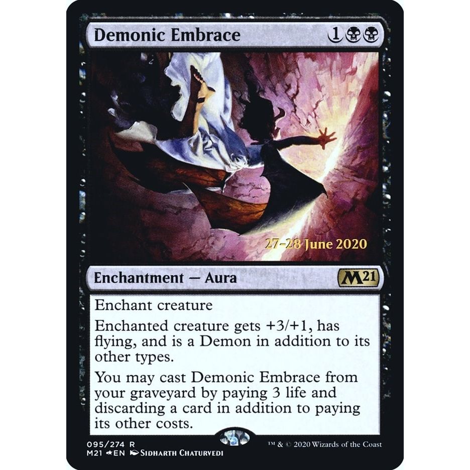 Image for Demonic Embrace (95) (PRE) - Magic: The Gathering