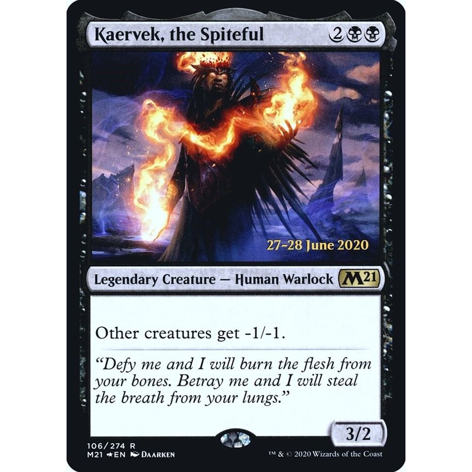 Image for Kaervek, the Spiteful (106) (PRE) - Magic: The Gathering
