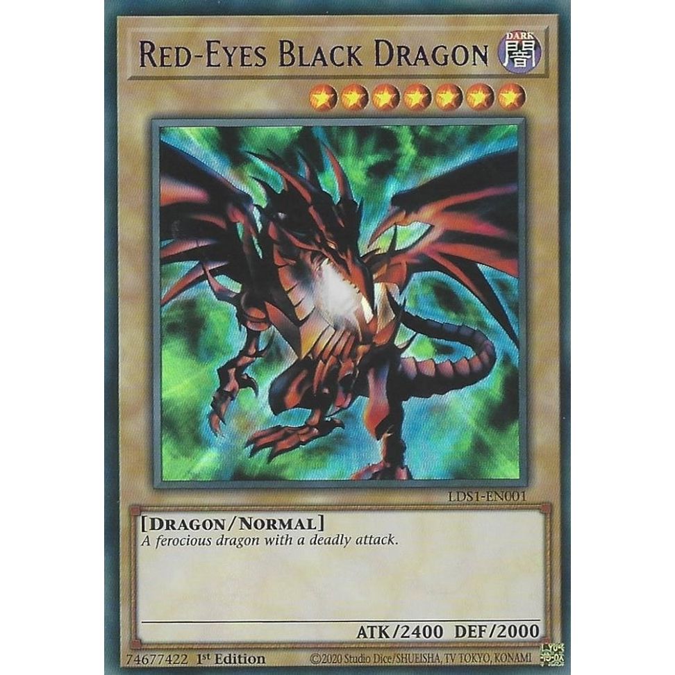 Image for Red-Eyes Black Dragon (Purple) (LDS1-EN001) (LDS1) - YuGiOh