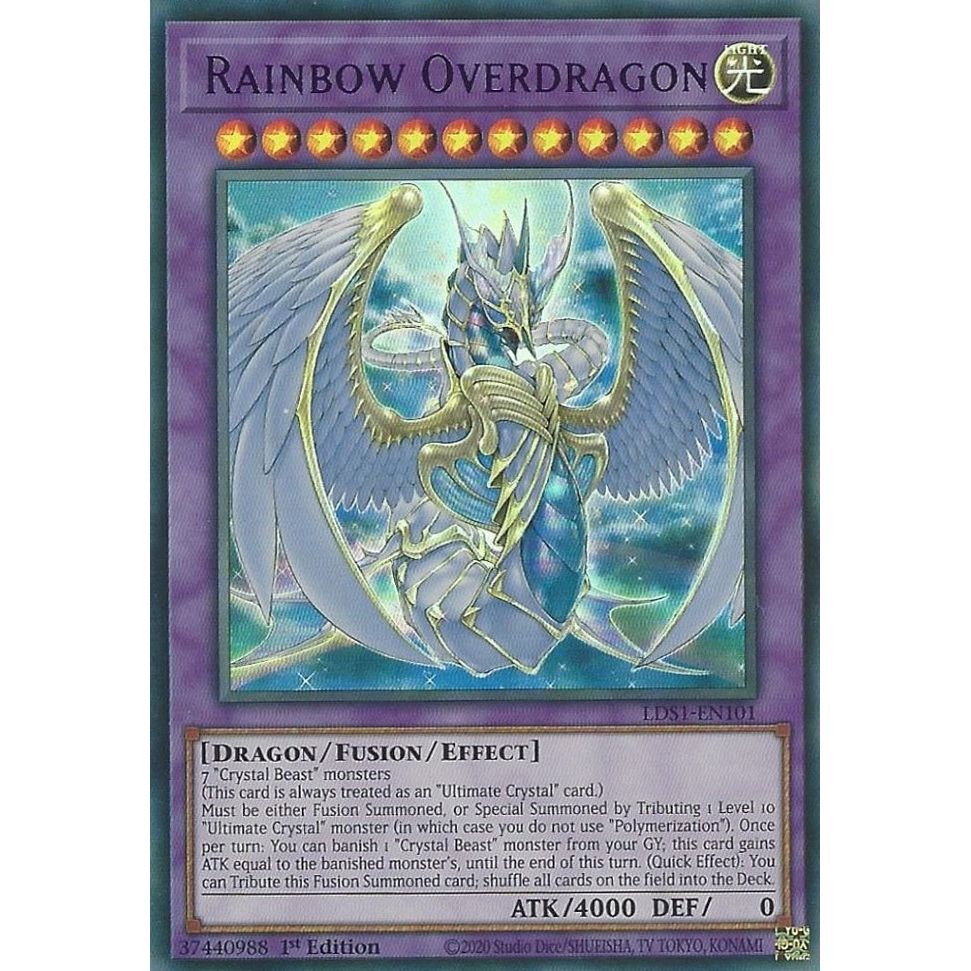 Image for Rainbow Overdragon (Purple) (LDS1-EN101) (LDS1) - YuGiOh