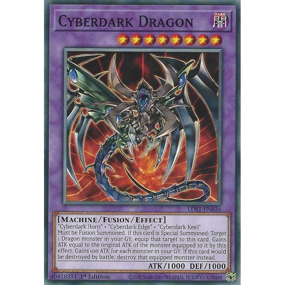 Image for Cyberdark Dragon (LDS1-EN036) (LDS1) - YuGiOh