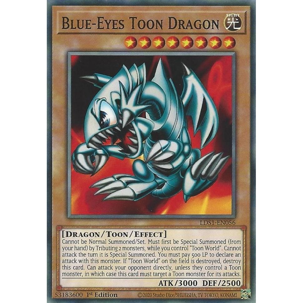 Image for Blue-Eyes Toon Dragon (LDS1-EN056) (LDS1) - YuGiOh