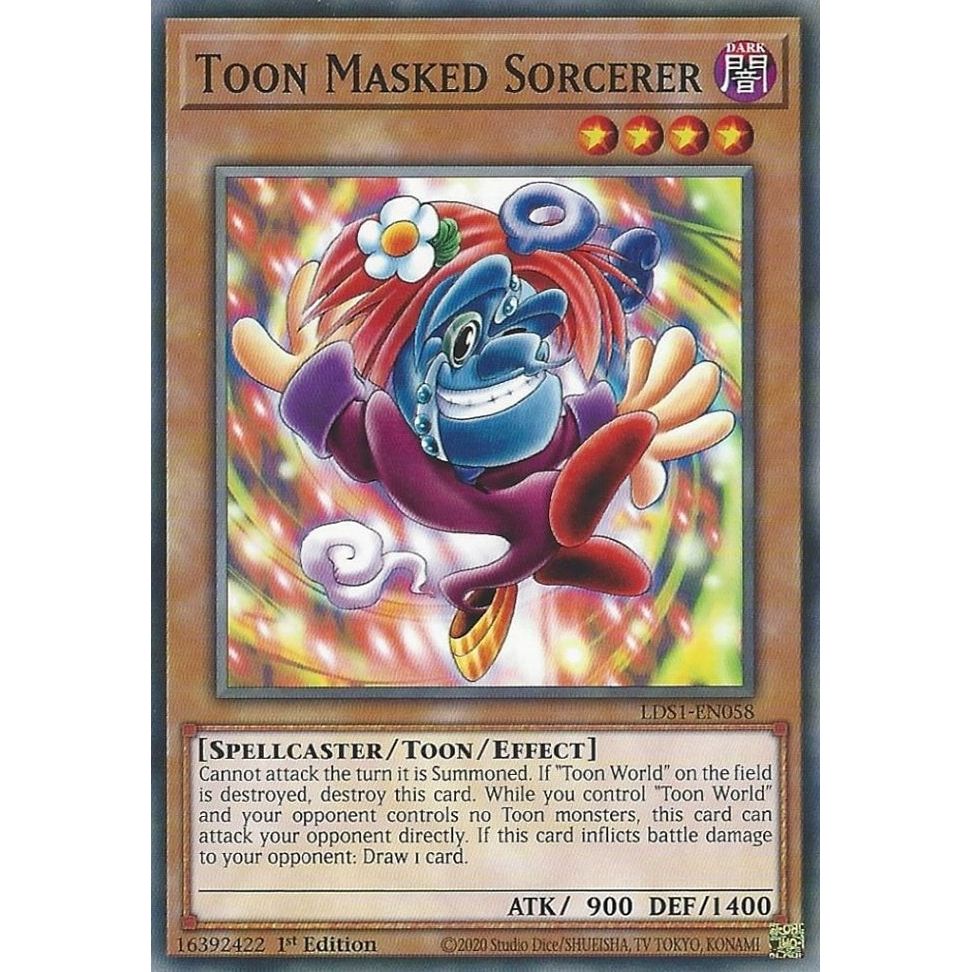 Image for Toon Masked Sorcerer (LDS1-EN058) (LDS1) - YuGiOh