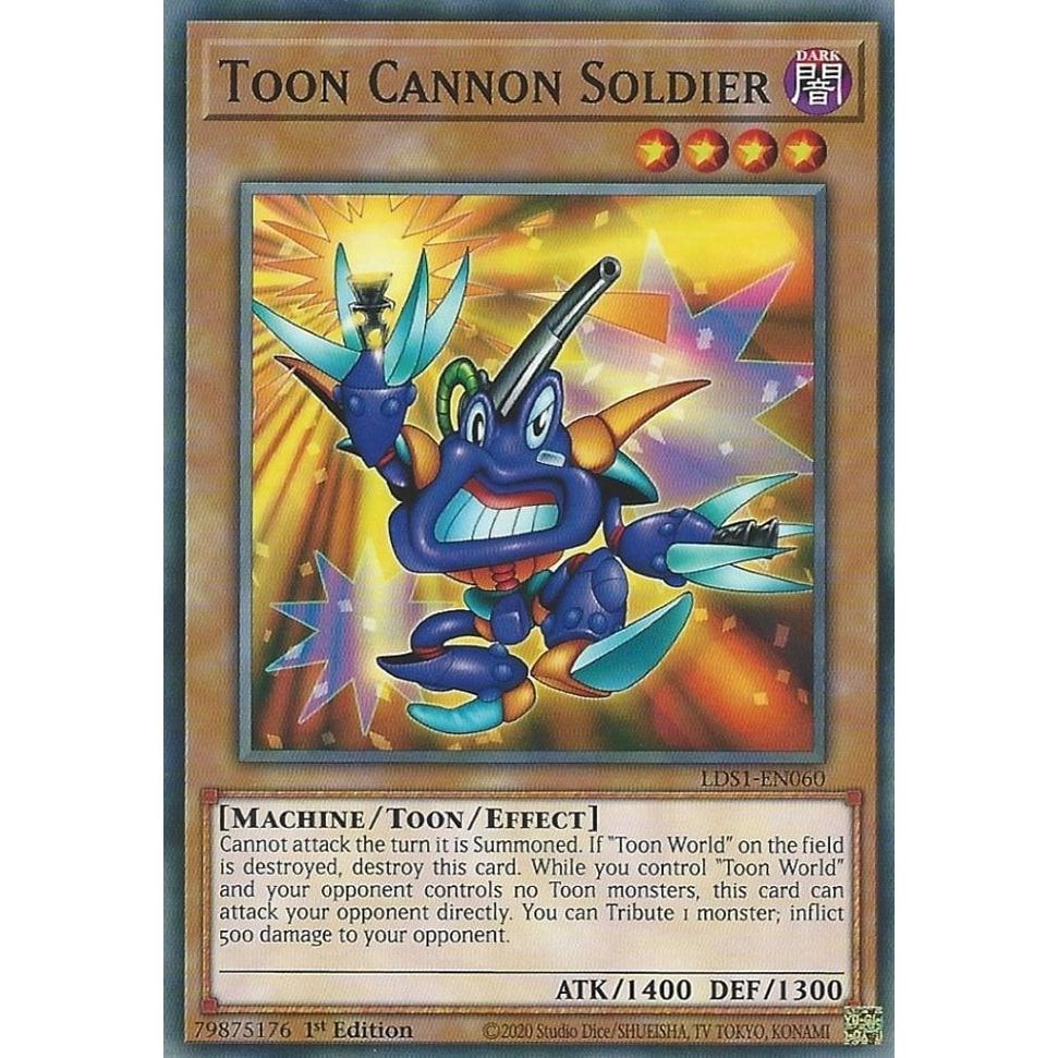 Image for Toon Cannon Soldier (LDS1-EN060) (LDS1) - YuGiOh