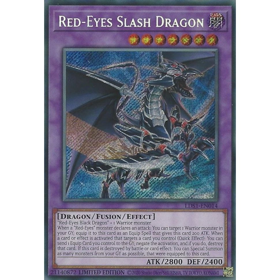 Image for Red-Eyes Slash Dragon (LDS1-EN014) (LDS1) - YuGiOh