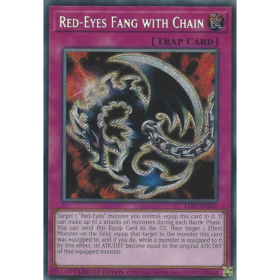 Image for Red-Eyes Fang with Chain (LDS1-EN021) (LDS1) - YuGiOh