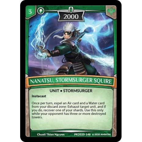 Image for Nanatsu, Stormsurger Squire (PR2020-148) (PR) - Argent Saga TCG