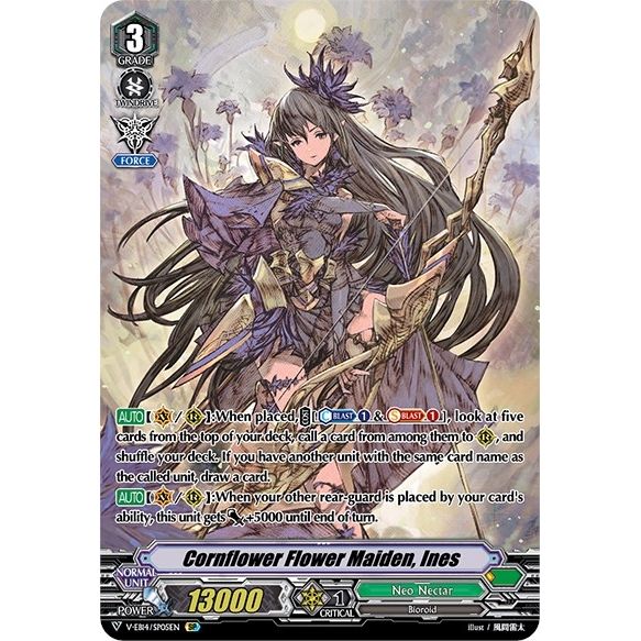 Image for Cornflower Flower Maiden, Ines (SP) (V-EB14/SP05EN) (V-EB14) - Cardfight Vanguard