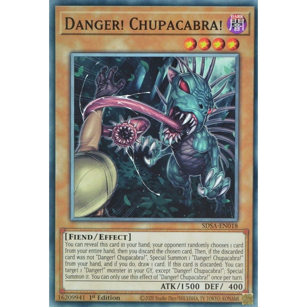 Image for Danger! Chupacabra! (SDSA-EN018) (SDSA) - YuGiOh