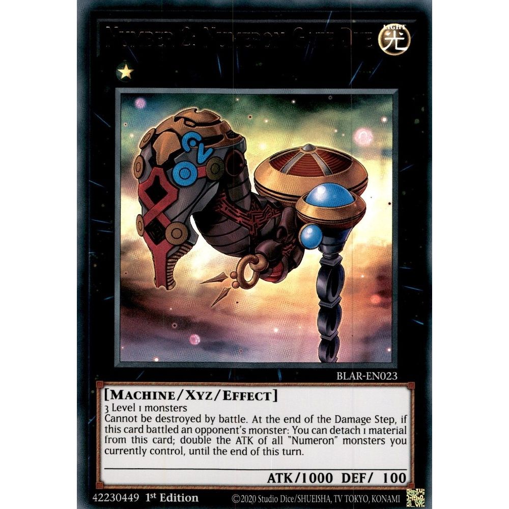 Image for Number 2: Numeron Gate Dve (BLAR-EN023) (BLAR) - YuGiOh