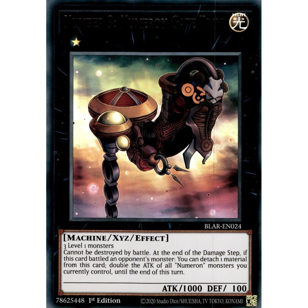 Image for Number 3: Numeron Gate Trini (BLAR-EN024) (BLAR) - YuGiOh