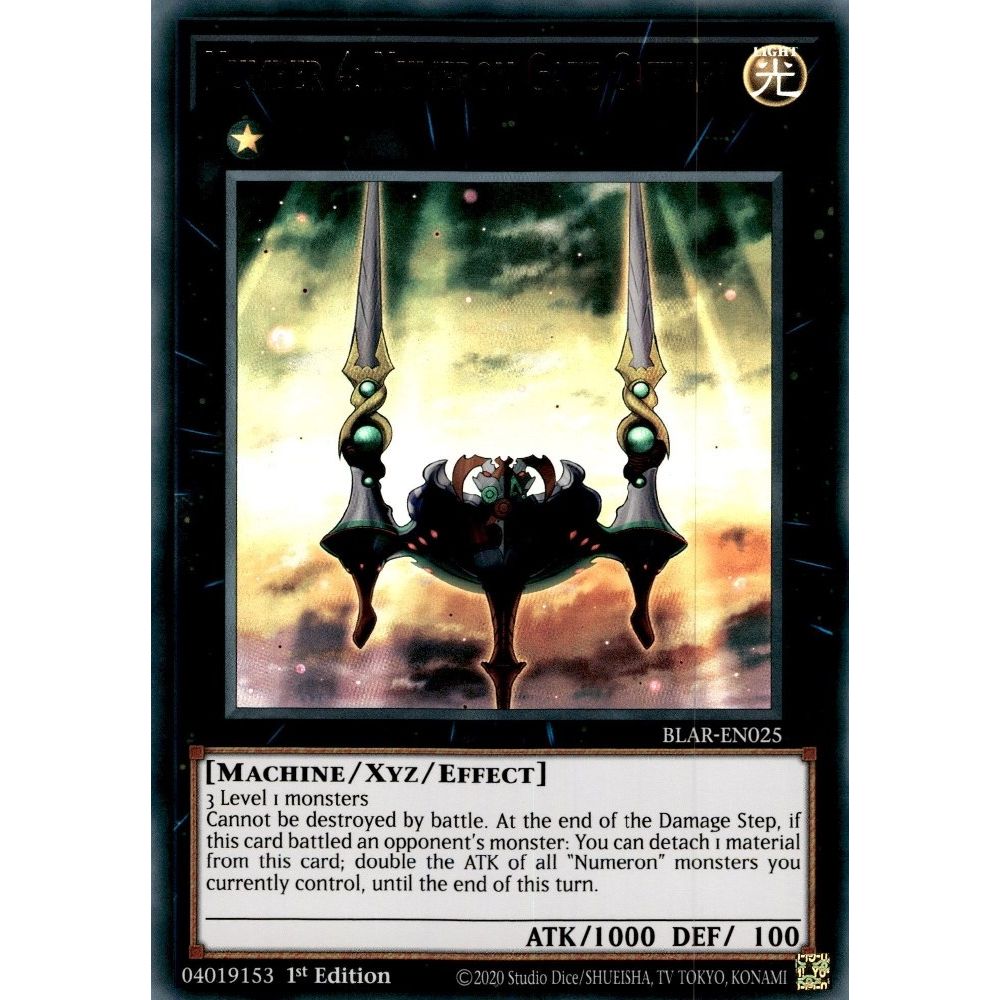 Image for Number 4: Numeron Gate Catvari (BLAR-EN025) (BLAR) - YuGiOh
