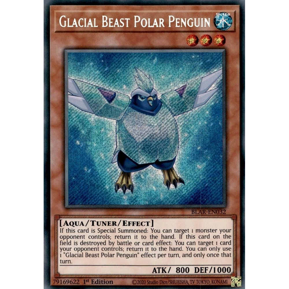 Image for Glacial Beast Polar Penguin (BLAR-EN032) (BLAR) - YuGiOh