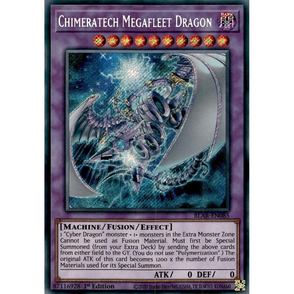 Image for Chimeratech Megafleet Dragon (BLAR-EN085) (BLAR) - YuGiOh