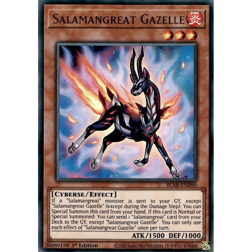 Image for Salamangreat Gazelle (BLAR-EN090) (BLAR) - YuGiOh