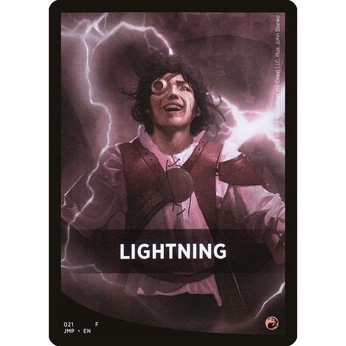 Image for Lightning Theme Card (21) (JMP) - Magic: The Gathering