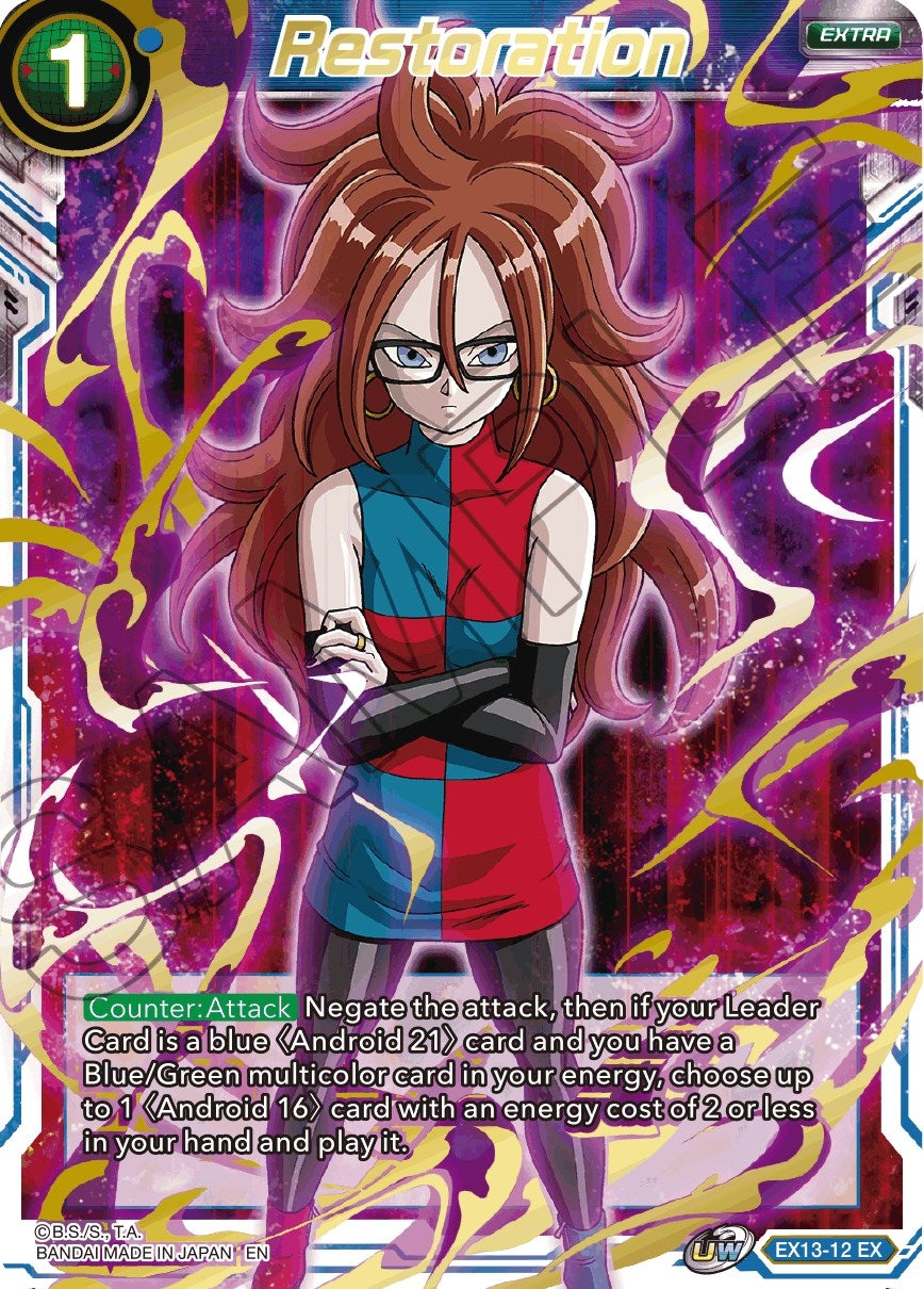 Image for Restoration (EX13-12) (DBS-BE13) - Dragon Ball Super: Masters