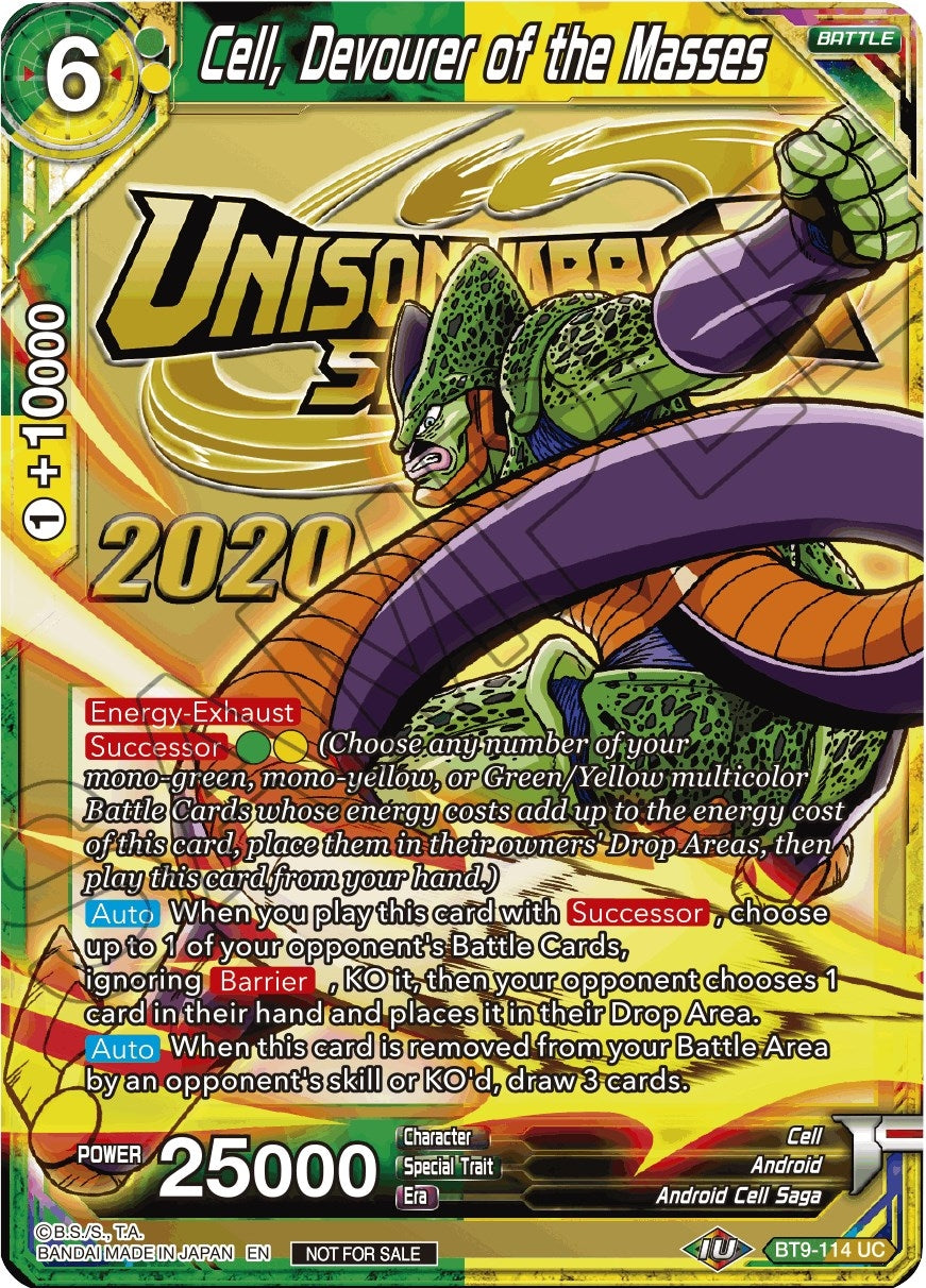 Image for Cell, Devourer of the Masses (BT9-114) (TPR) - Dragon Ball Super: Masters