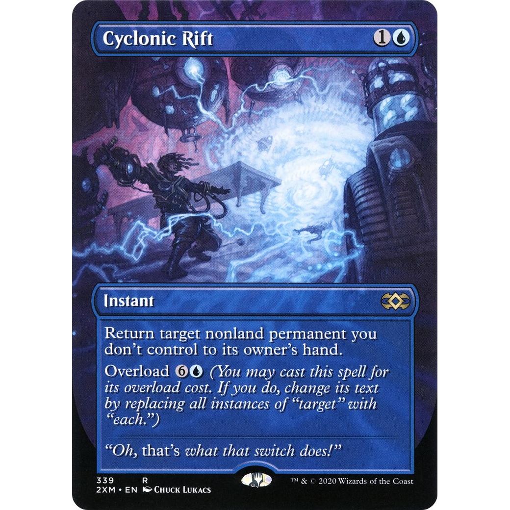 Image for Cyclonic Rift (Borderless) (339) (2XM) - Magic: The Gathering