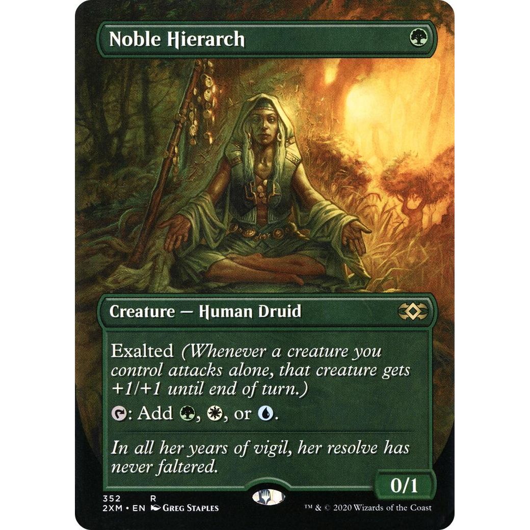 Image for Noble Hierarch (Borderless) (352) (2XM) - Magic: The Gathering