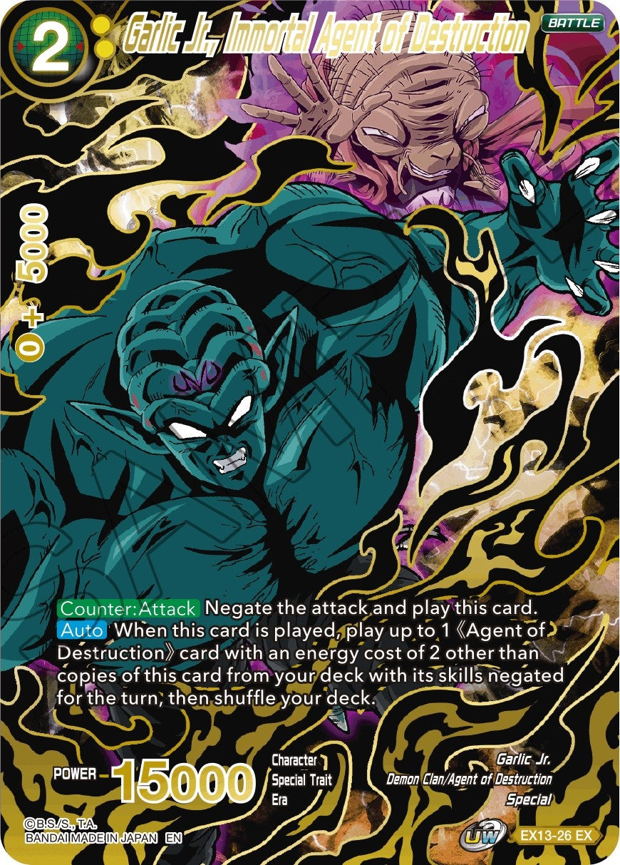 Image for Garlic Jr., Immortal Agent of Destruction (EX13-26) (DBS-BE13) - Dragon Ball Super: Masters