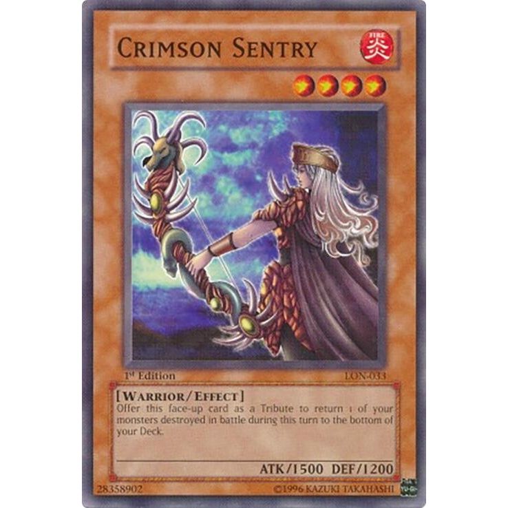 Image for Crimson Sentry (LON-033) (LON) - YuGiOh