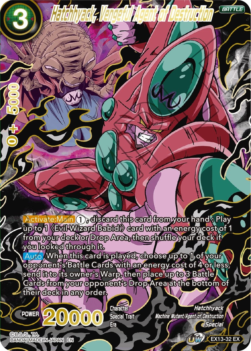 Image for Hatchhyack, Vengeful Agent of Destruction (EX13-32) (DBS-BE13) - Dragon Ball Super: Masters