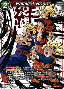 Image for Familial Bonds (Alternate Art) (BT7-021) (DBS-BE13) - Dragon Ball Super: Masters