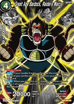 Image for Great Ape Bardock, Raider's Warcry (Alternate Art) (DB1-061) (DBS-BE13) - Dragon Ball Super: Masters