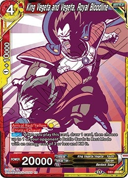 Image for King Vegeta and Vegeta, Royal Bloodline (Alternate Art) (DB1-090) (DBS-BE13) - Dragon Ball Super: Masters