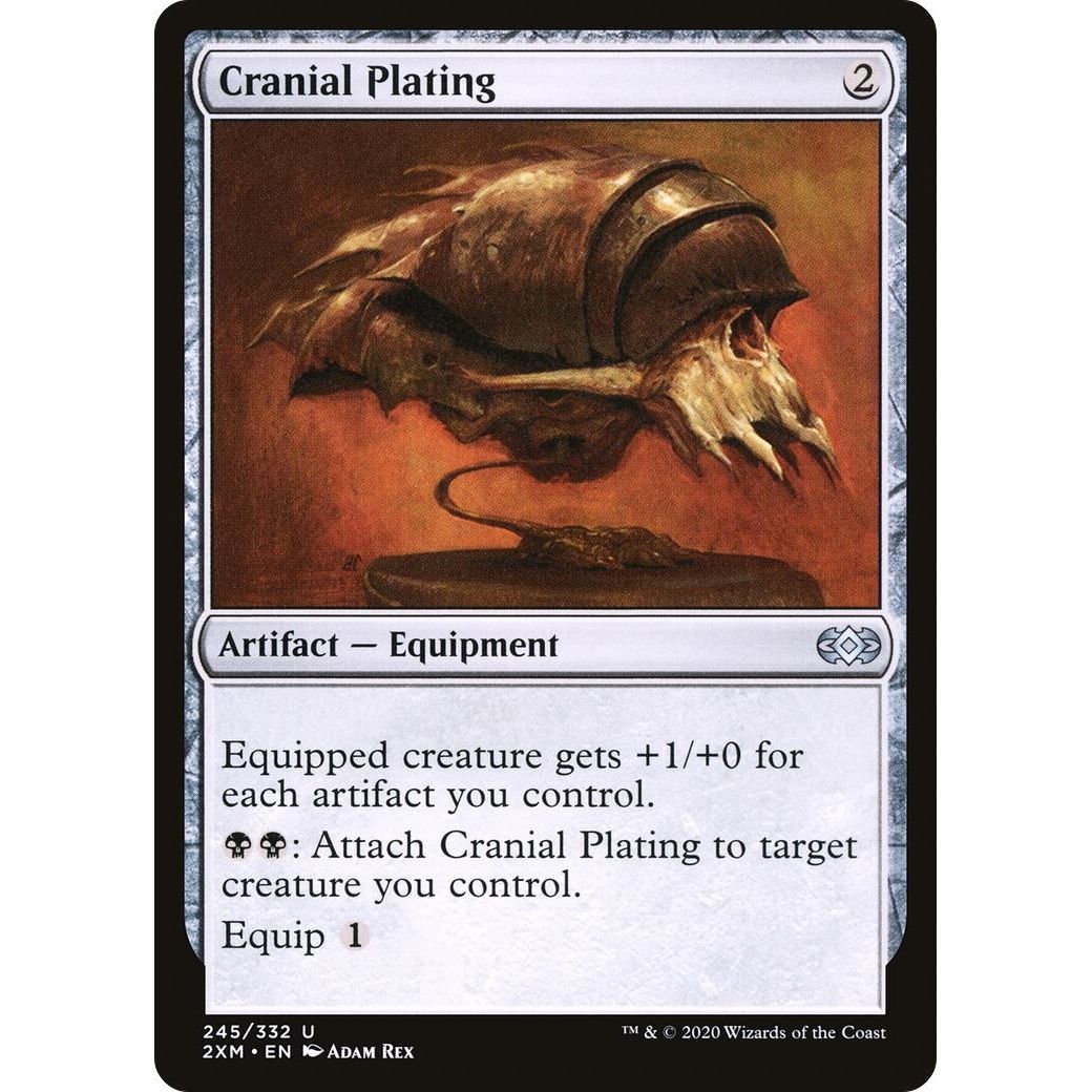 Image for Cranial Plating (245) (2XM) - Magic: The Gathering