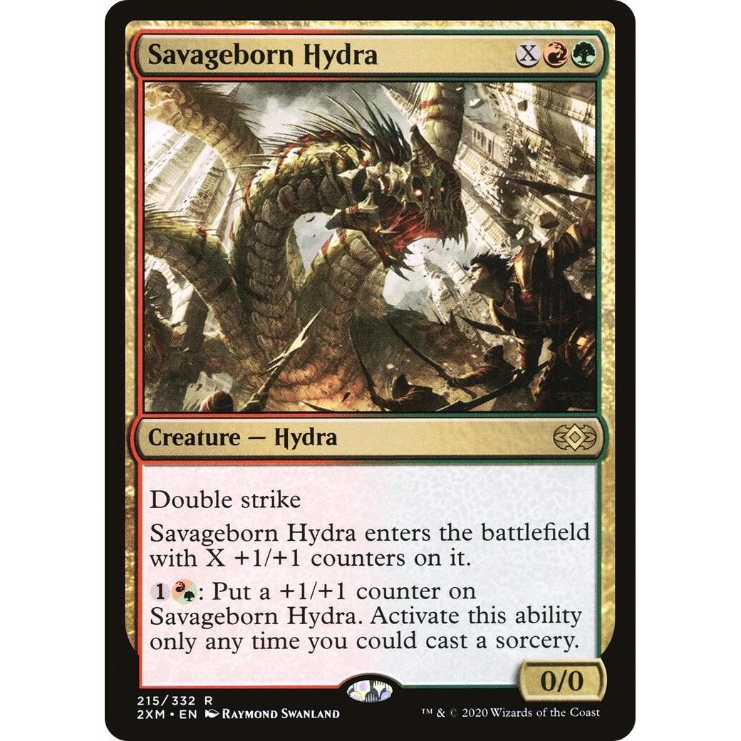 Image for Savageborn Hydra (215) (2XM) - Magic: The Gathering