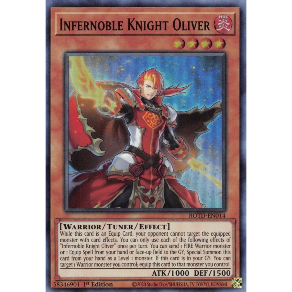 Image for Infernoble Knight Oliver (ROTD-EN014) (ROTD) - YuGiOh