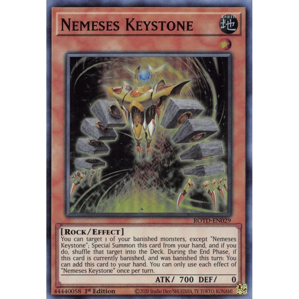 Image for Nemeses Keystone (ROTD-EN029) (ROTD) - YuGiOh