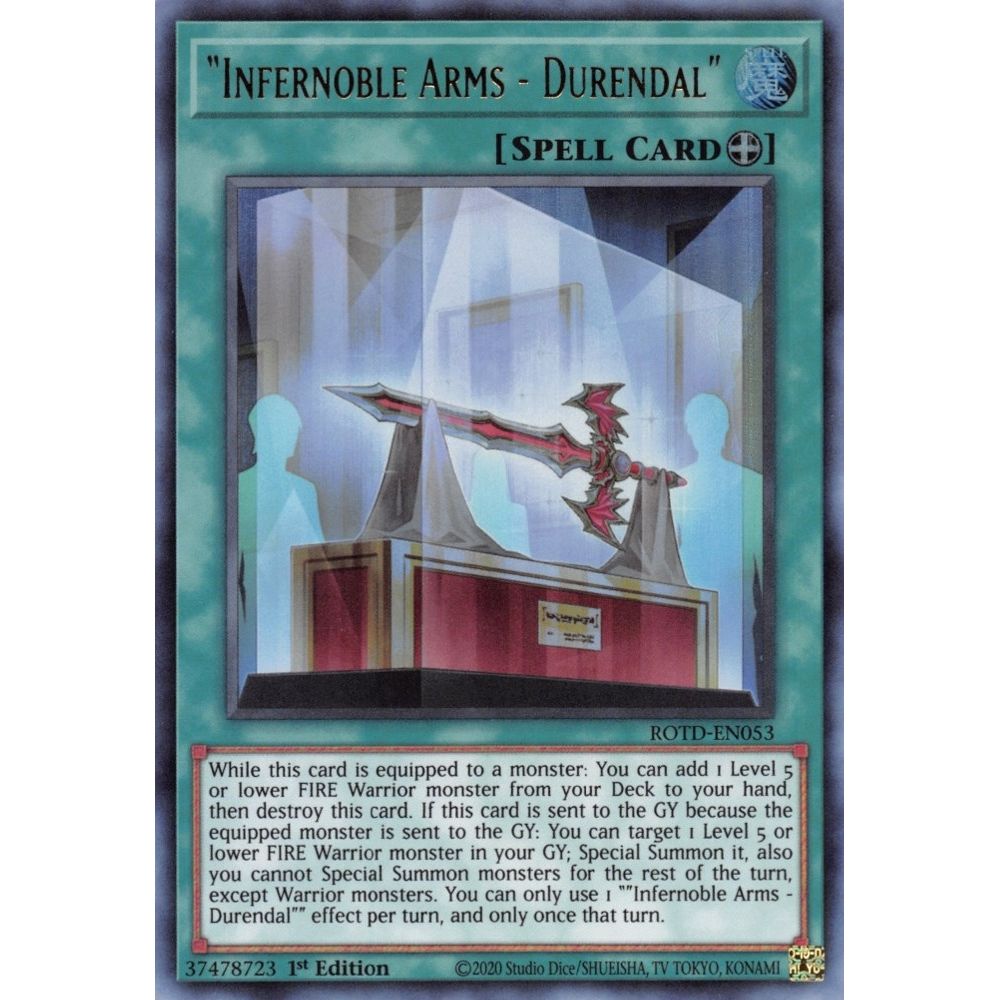 Image for "Infernoble Arms - Durendal" (ROTD-EN053) (ROTD) - YuGiOh