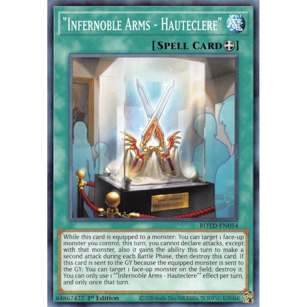 Image for "Infernoble Arms - Hauteclere" (ROTD-EN054) (ROTD) - YuGiOh