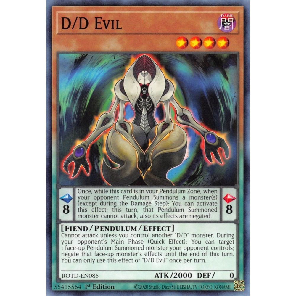 Image for D/D Evil (ROTD-EN085) (ROTD) - YuGiOh