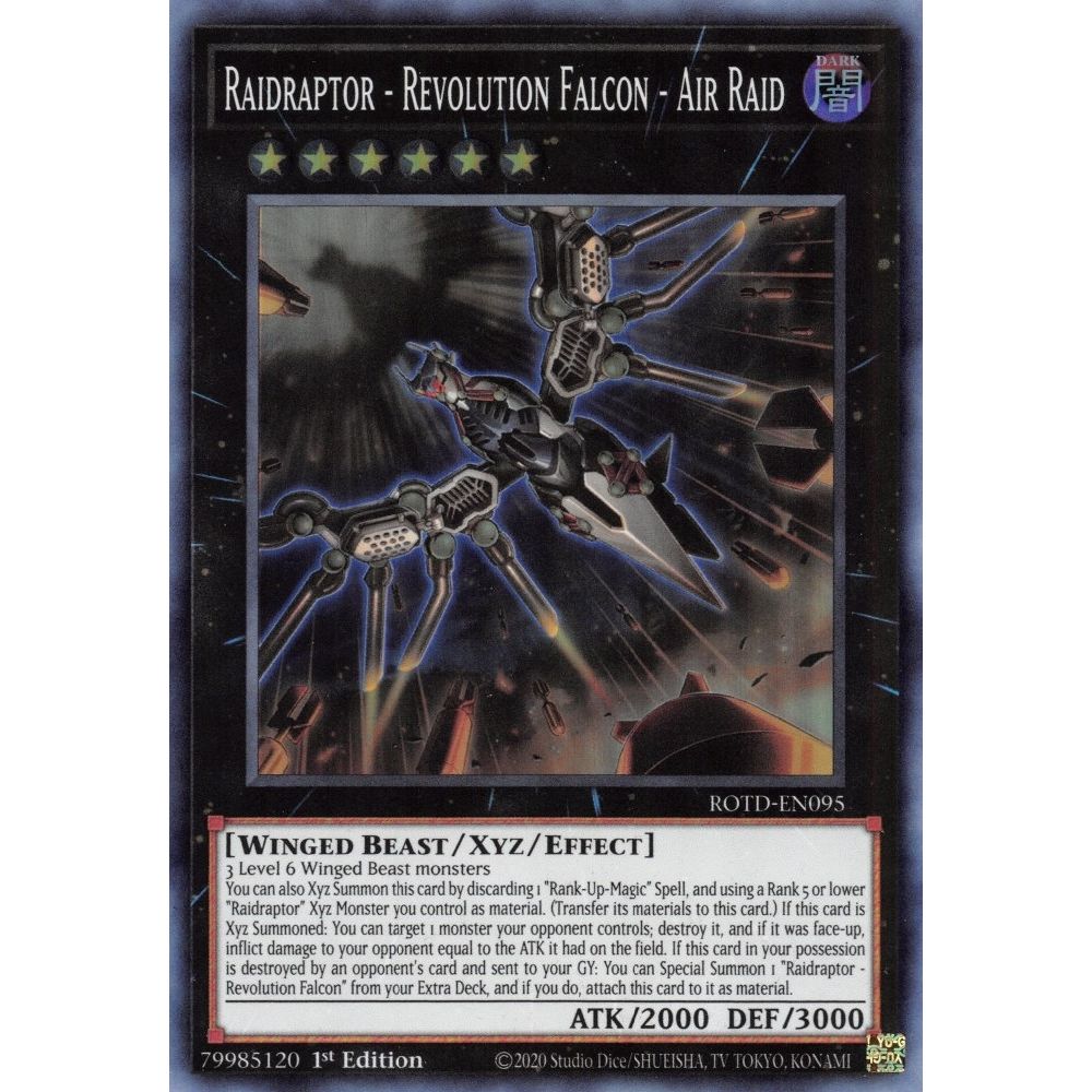 Image for Raidraptor - Revolution Falcon - Air Raid (ROTD-EN095) (ROTD) - YuGiOh