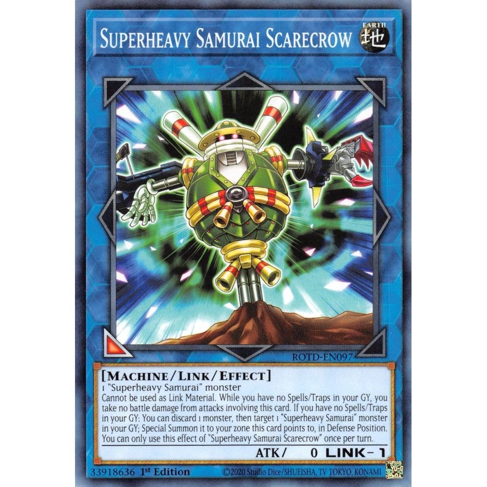 Image for Superheavy Samurai Scarecrow (ROTD-EN097) (ROTD) - YuGiOh
