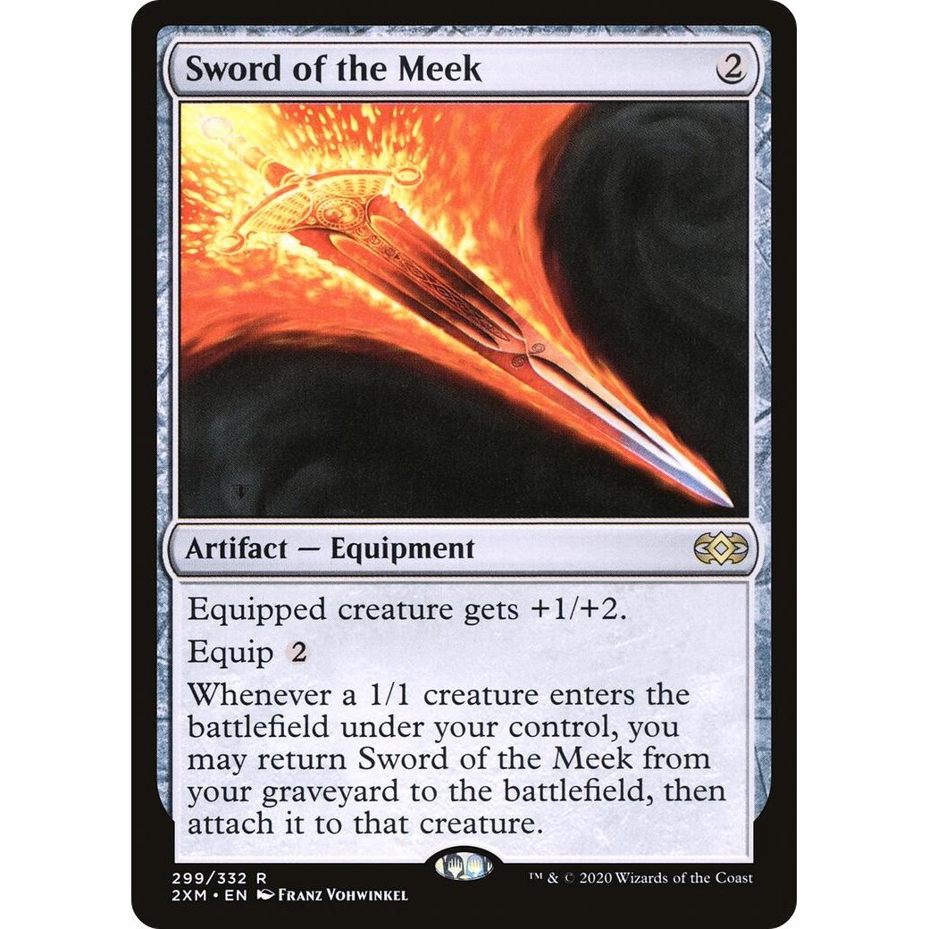 Image for Sword of the Meek (299) (2XM) - Magic: The Gathering
