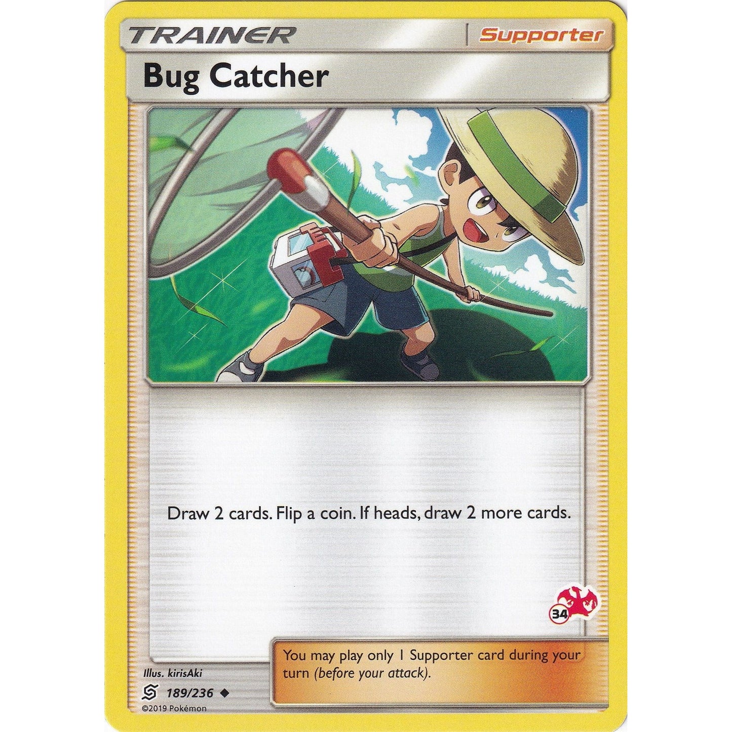 Image for Bug Catcher - 189/236 (#34 Charizard Stamped) (189/236) (BTA) - Pokemon