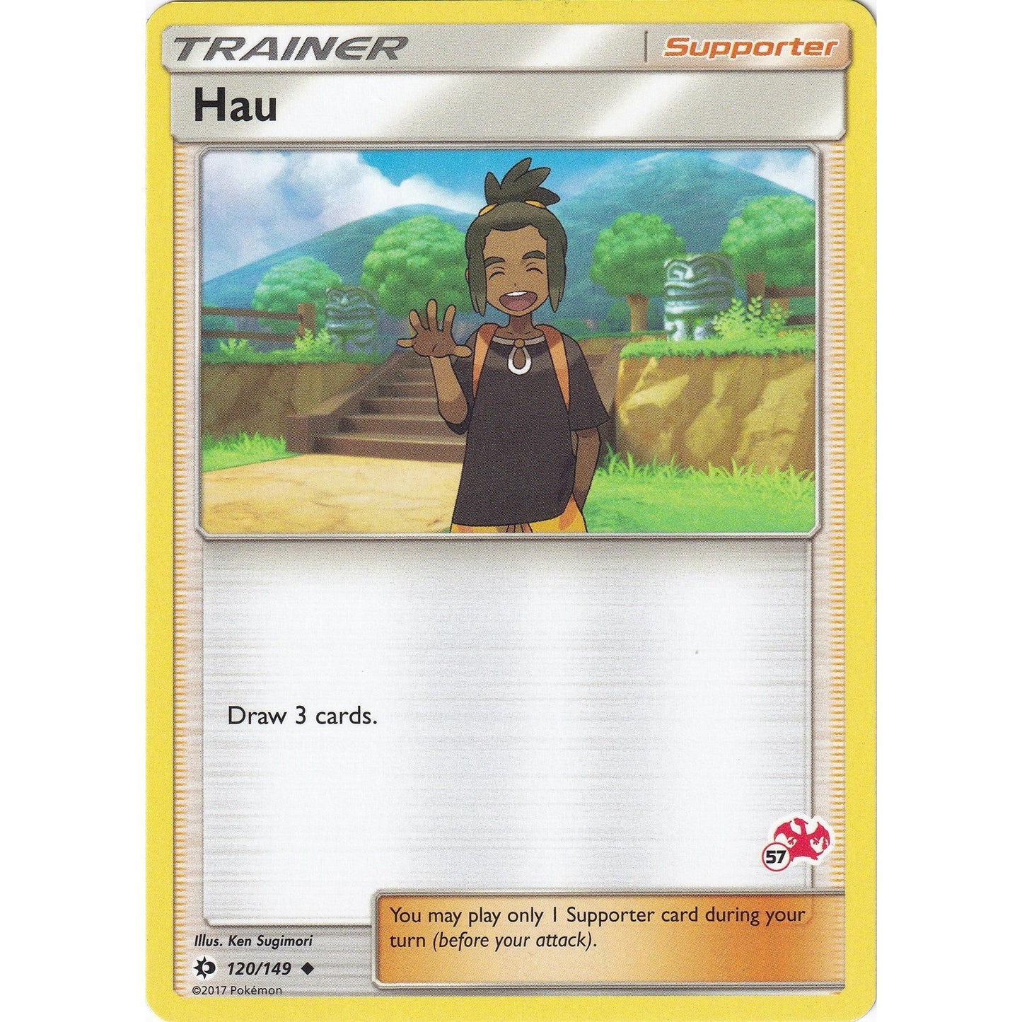 Image for Hau - 120/149 (#57 Charizard Stamped) (120/149) (BTA) - Pokemon