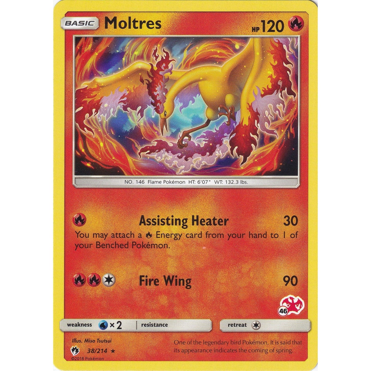 Image for Moltres - 38/214 (#46 Charizard Stamped) (038/214) (BTA) - Pokemon